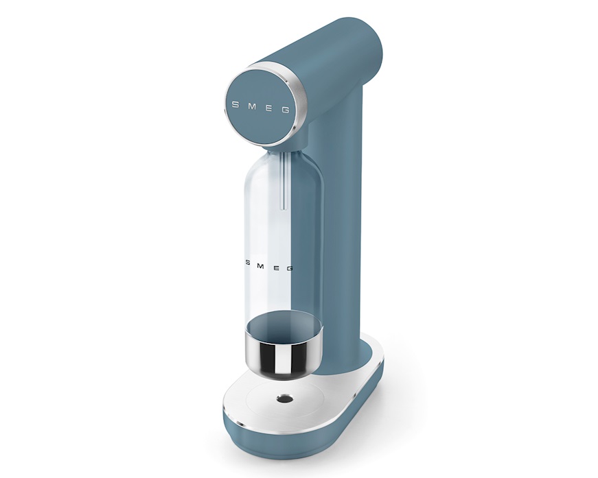 Gasatore d'acqua Blu Tempesta Opaco Smeg