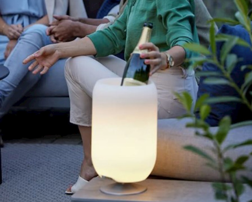 Lampada bluetooth glacette Atmos Brass Kooduu