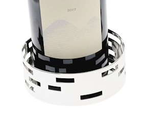 Sottobottiglia Pattern argento trilaminato Selezione Zanolli