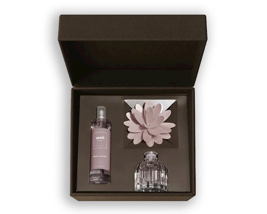 Cofanetto regalo Diffusore Flower e Spray Neroli e Patchouli Muhà