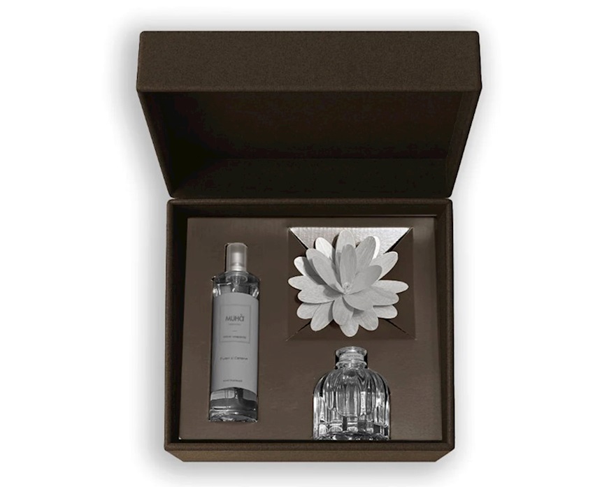 Cofanetto regalo Diffusore Flower e Spray Fiori di Cotone Muhà