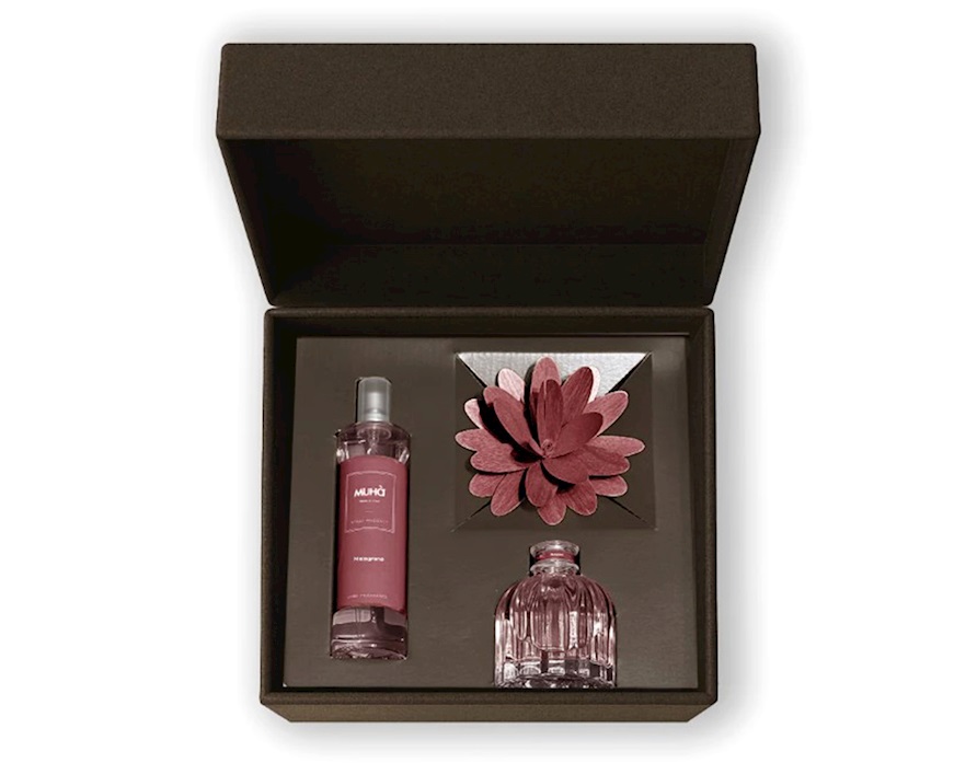 Cofanetto regalo Diffusore Flower e Spray Melograno Muhà