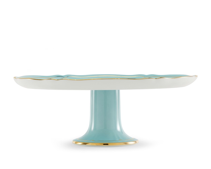 Tortiera Oriente Italiano Iris porcellana Richard Ginori