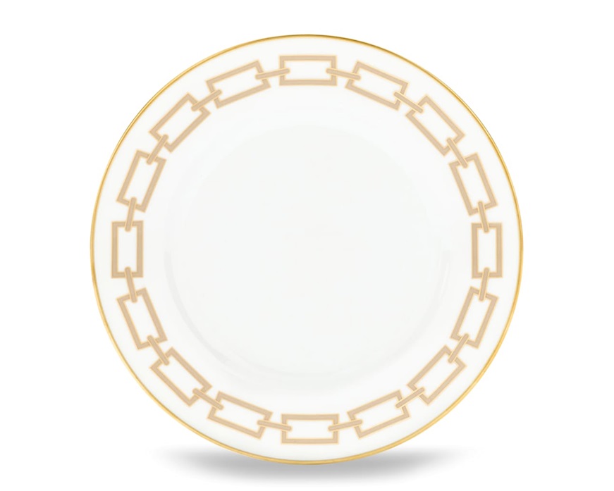 Piatto dessert Catene Cachemire porcellana Richard Ginori