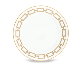 Piatto piano Catene Cachemire porcellana Richard Ginori