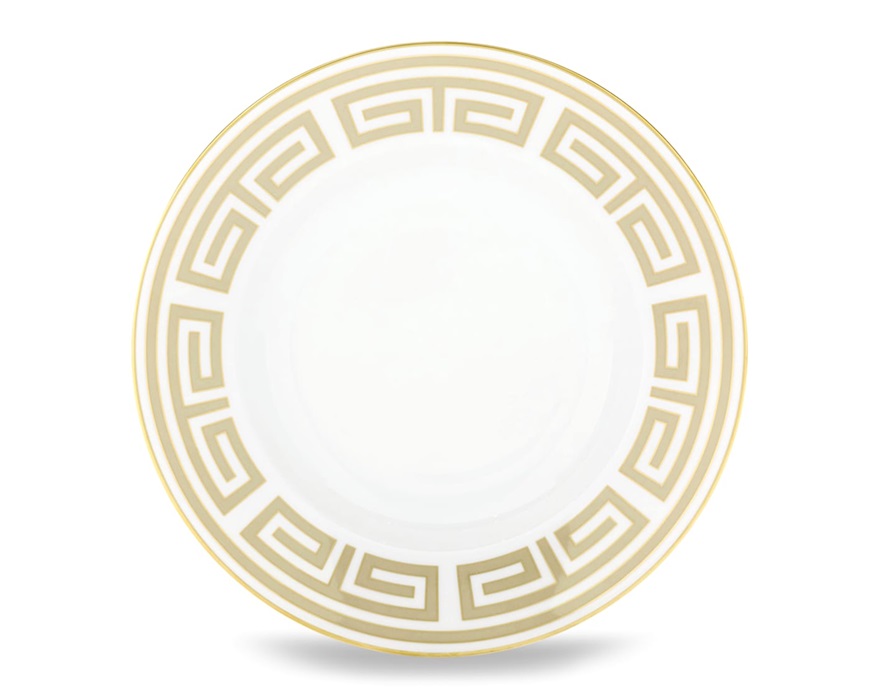 Piatto fondo Labirinto Cachemire porcellana Richard Ginori