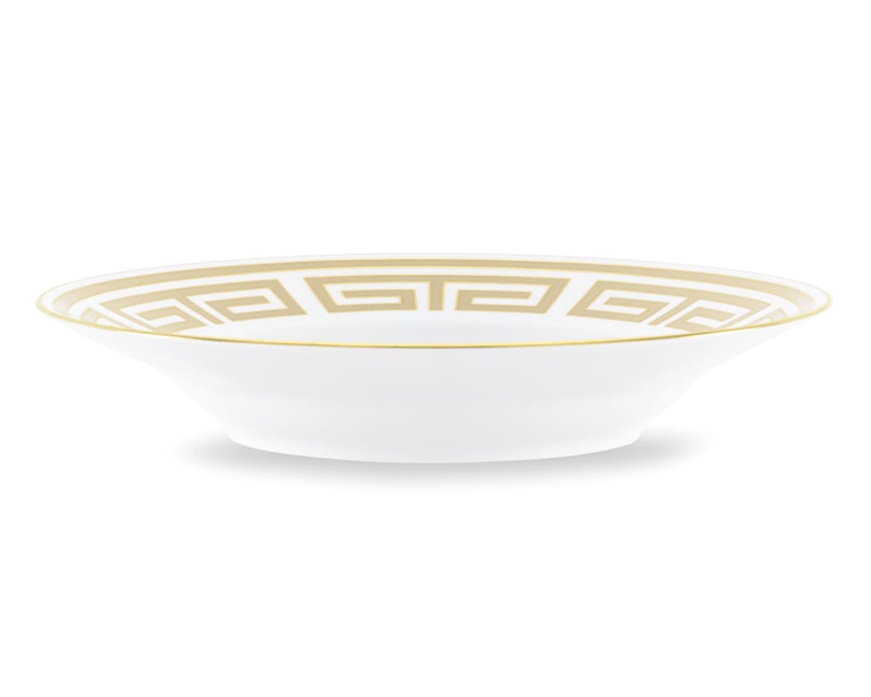 Piatto fondo Labirinto Cachemire porcellana Richard Ginori