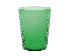 Bicchiere tumbler Isolano verde mela Zafferano