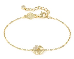 Bracelet Petit Sparkle silver four-leaf clover Nomination