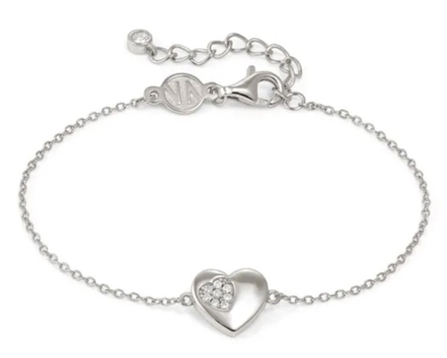 Bracelet Petit Sparkle silver heart Nomination