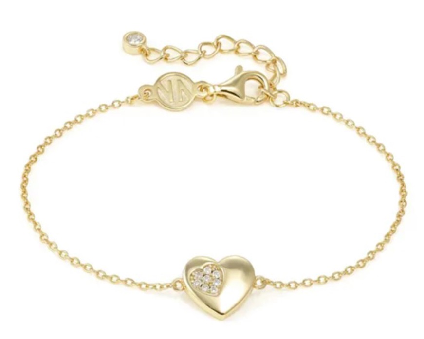Bracelet Petit Sparkle silver heart Nomination
