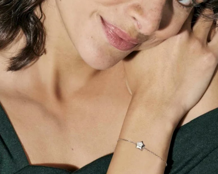 Bracelet Petit Sparkle silver star Nomination