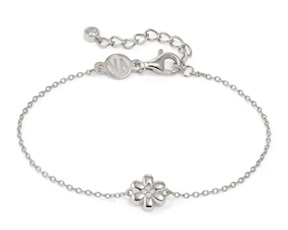 Bracelet Petit Sparkle silver flower Nomination