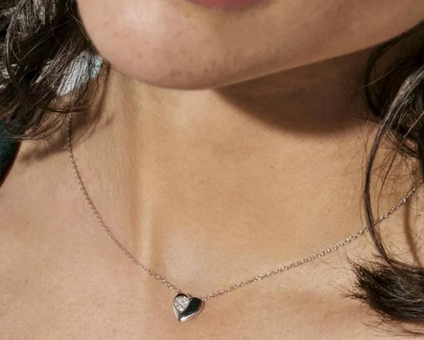 Necklace Petit Sparkle silver heart Nomination