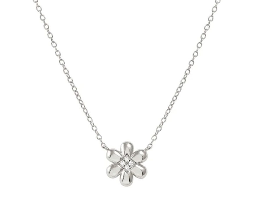 Necklace Petit Sparkle silver flower Nomination