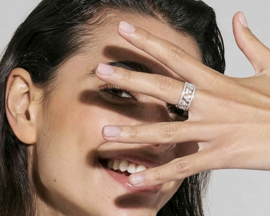 Ring Life Bouquet silver with zircons Nomination