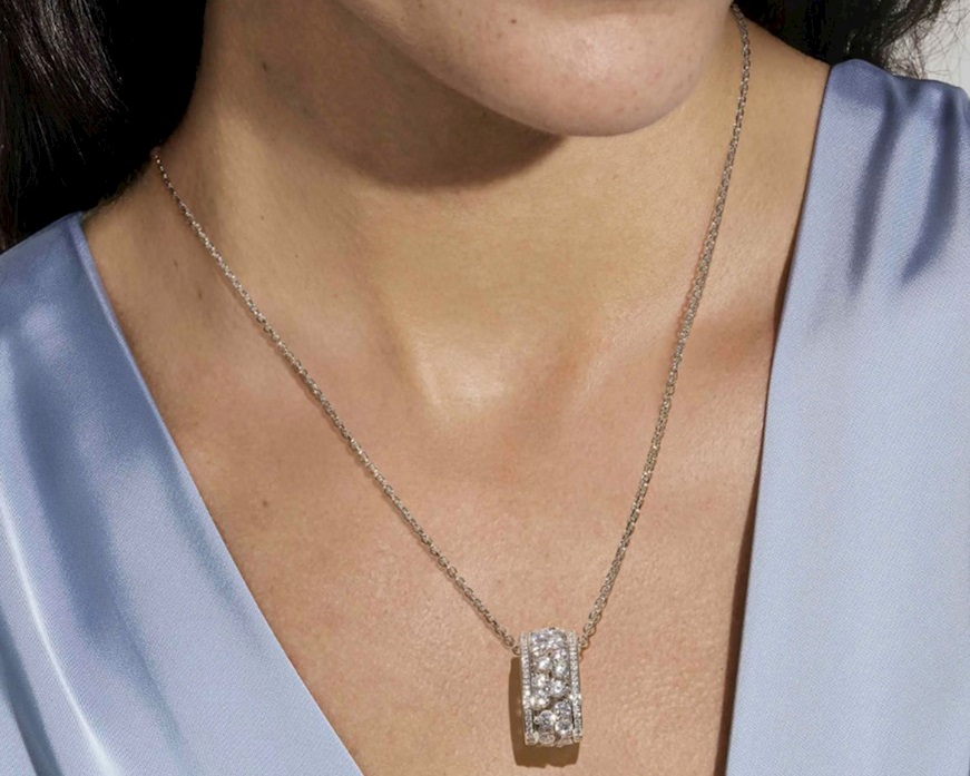 Necklace Life Bouquet silver with zircons Nomination