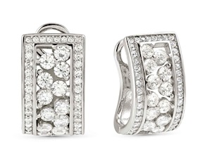 Orecchini a scattino Life Bouquet argento con pietre cubic zirconia Nomination