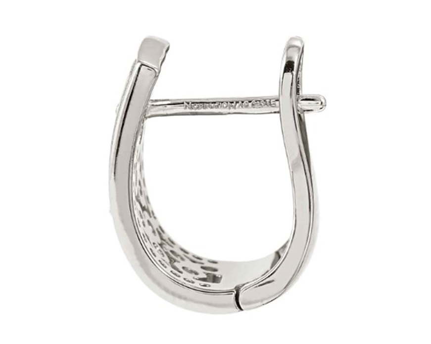 Orecchini a scattino Life Bouquet argento con pietre cubic zirconia Nomination