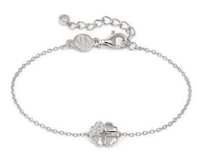 Bracelet Petit Sparkle silver four-leaf clover Nomination