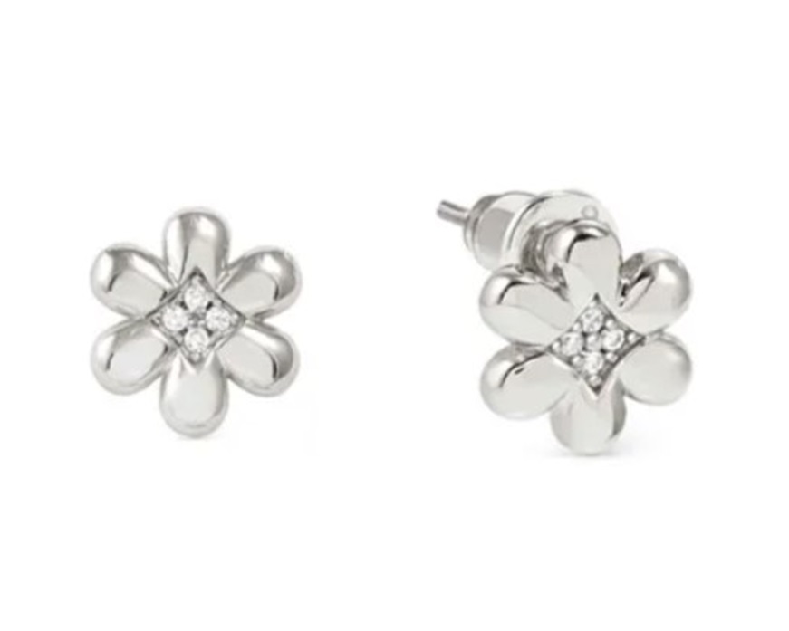 Earrings Petit Sparkle silver flower Nomination