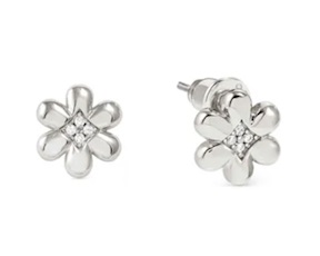 Earrings Petit Sparkle silver flower Nomination