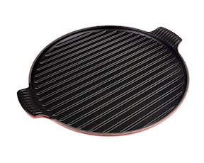 Round grill Extralarge cast iron cerise Le Creuset