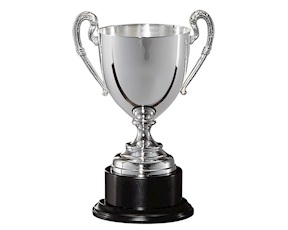 Coppa silver plated con manici