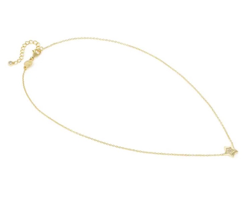 Bracciale O Set Di Gioielli A Stella In Argento 925 Placcato Oro Con Zirconia - Regalo Elegante Per Donna, Idea Per Mamma O Fidanzata