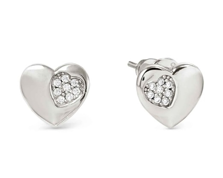 Earrings Petit Sparkle silver heart Nomination
