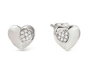 Earrings Petit Sparkle silver heart Nomination