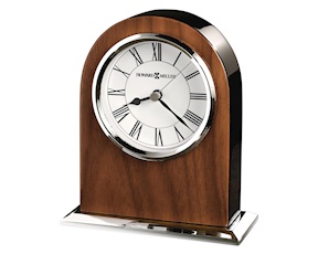 Orologio da tavolo Howard Miller Palermo in legno e ottone