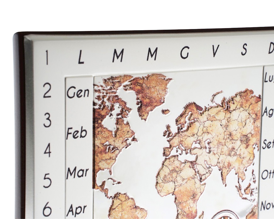 Calendario perpetuo argento pvd Selezione Zanolli