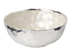 Ciotola Martellato madreperla