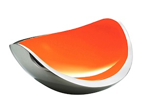 Centrotavola Ninnananna acciaio arancio Bugatti