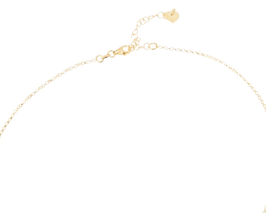 Collana argento dorato con rettangoli Selezione Zanolli