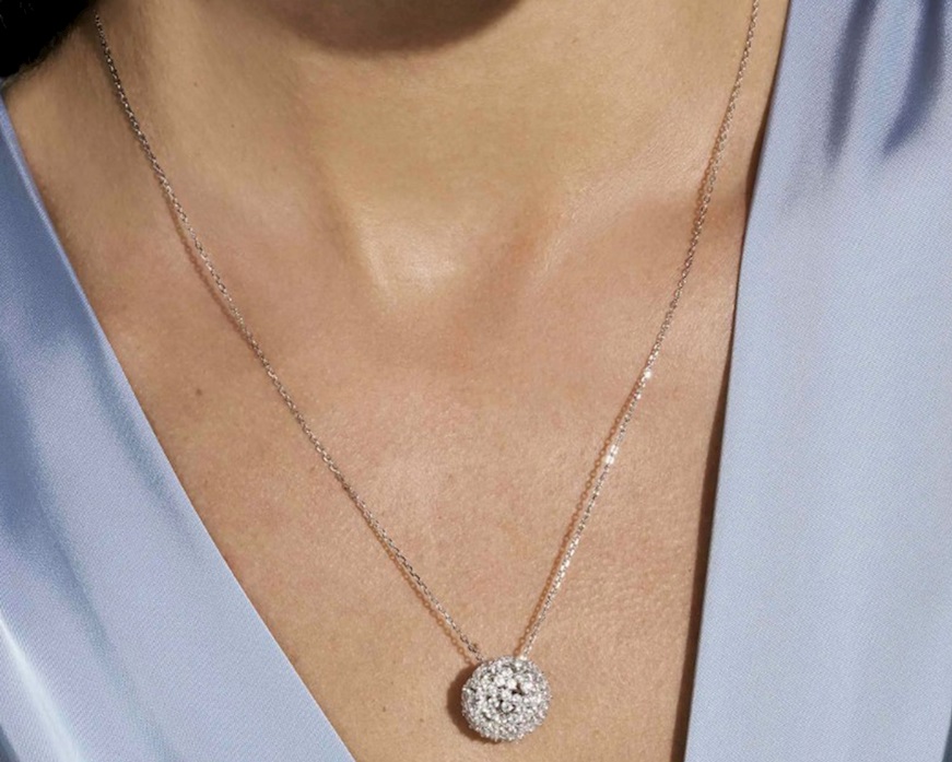 Necklace Life Bouquet silver with zircons Nomination