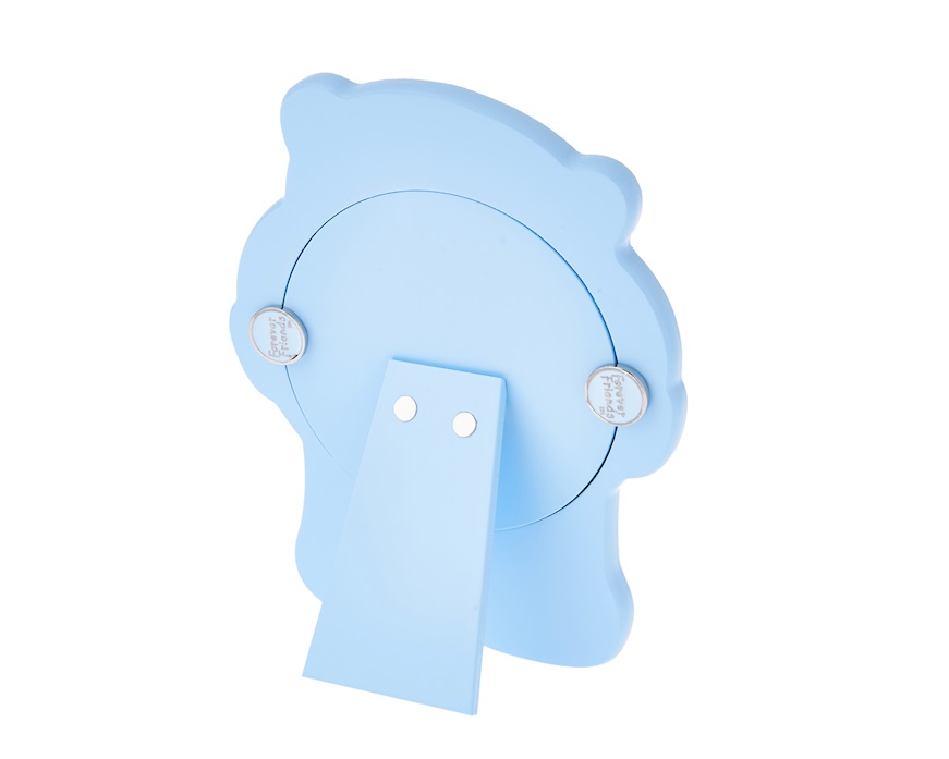 Picture frame Forever Friends pvd Silver teddy bear blue Selezione Zanolli