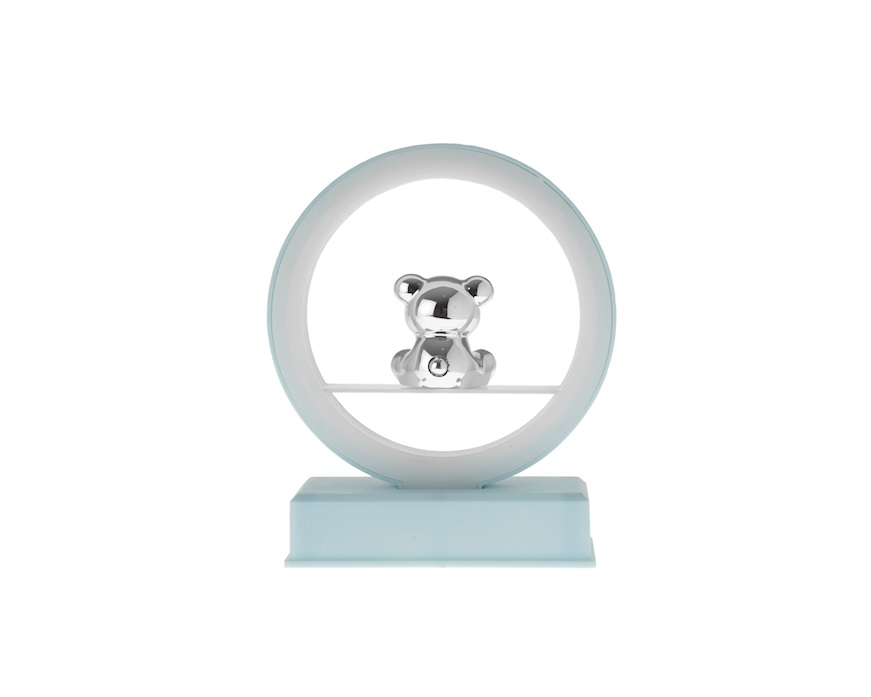 Music box Teddy Bear pvd Silver blue Selezione Zanolli