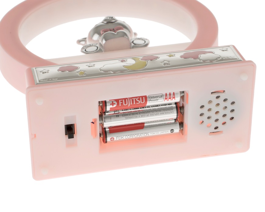 Luce Carillon Orsetto argento pvd rosa Selezione Zanolli