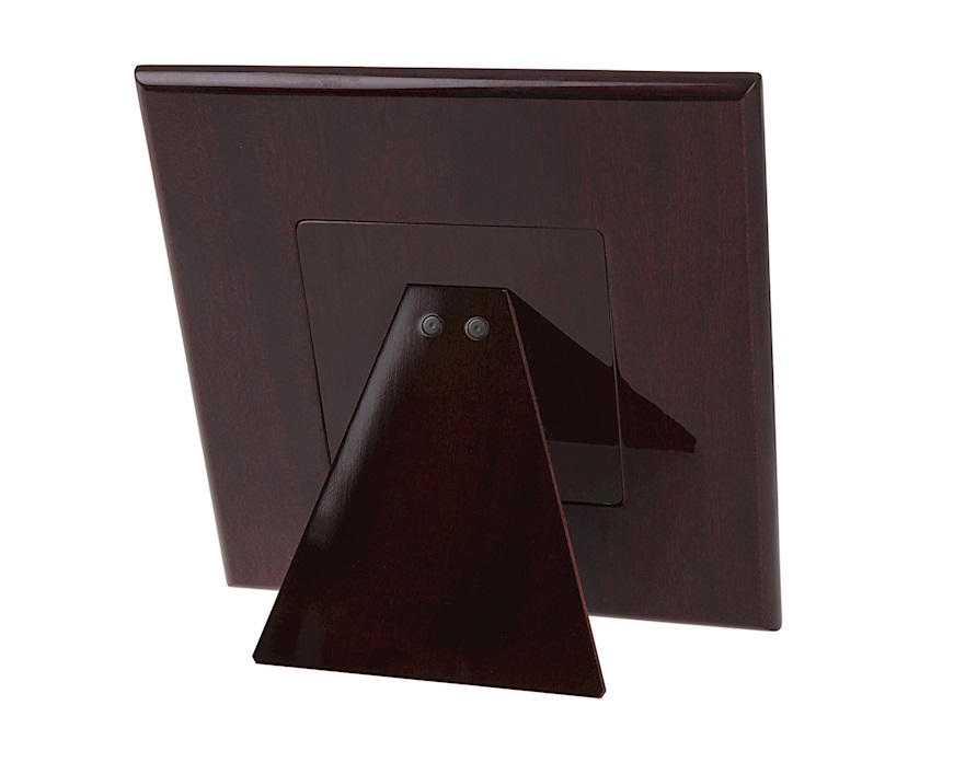 Picture frame Techno silver with wide striped band Selezione Zanolli