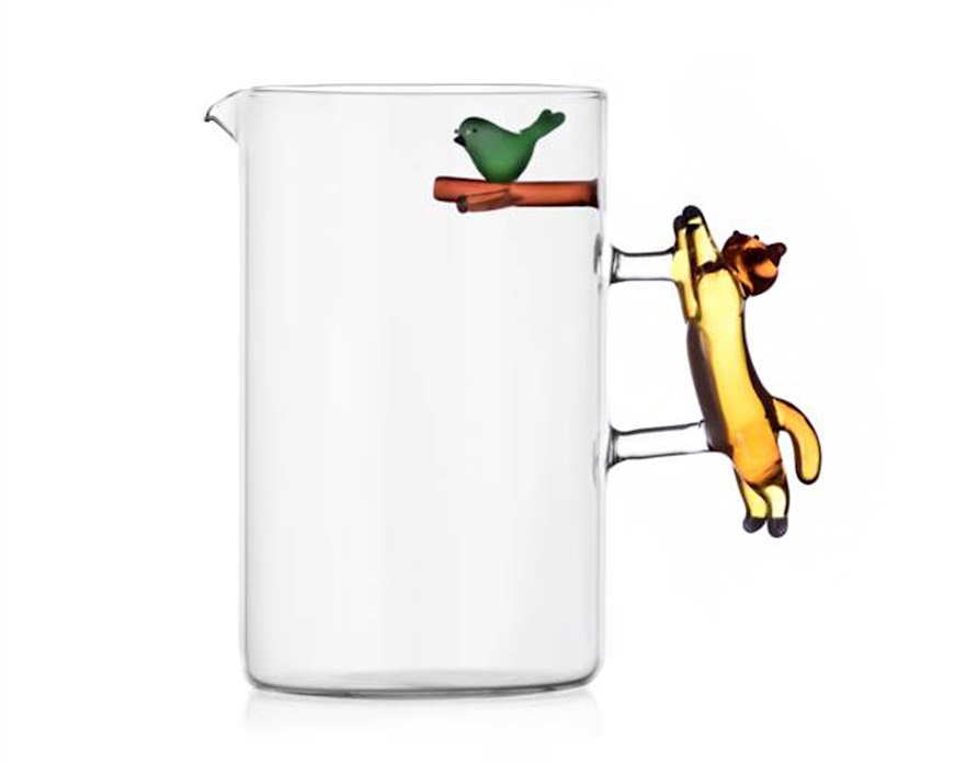 Pitcher Tabby Cat Cat and bird Ichendorf