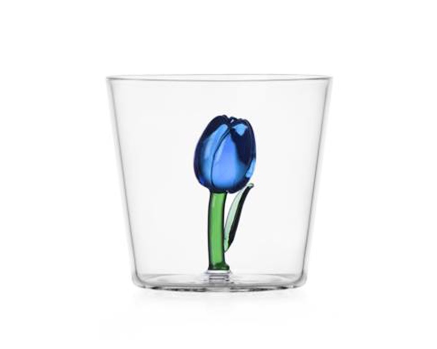 Tumbler Glass Botanica Blue tulip Ichendorf