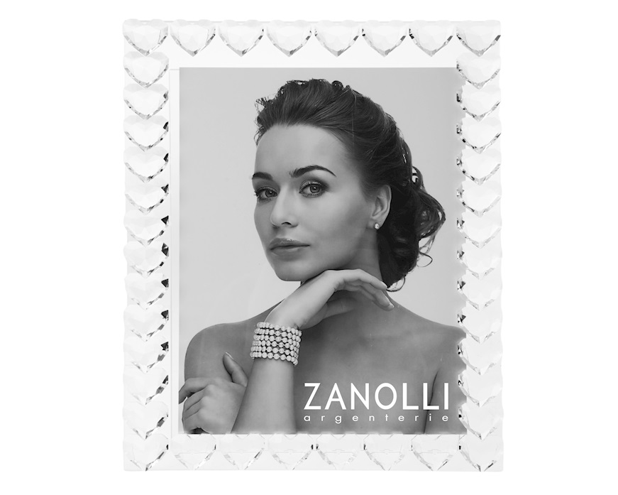 Picture frame Hearts crystal Selezione Zanolli