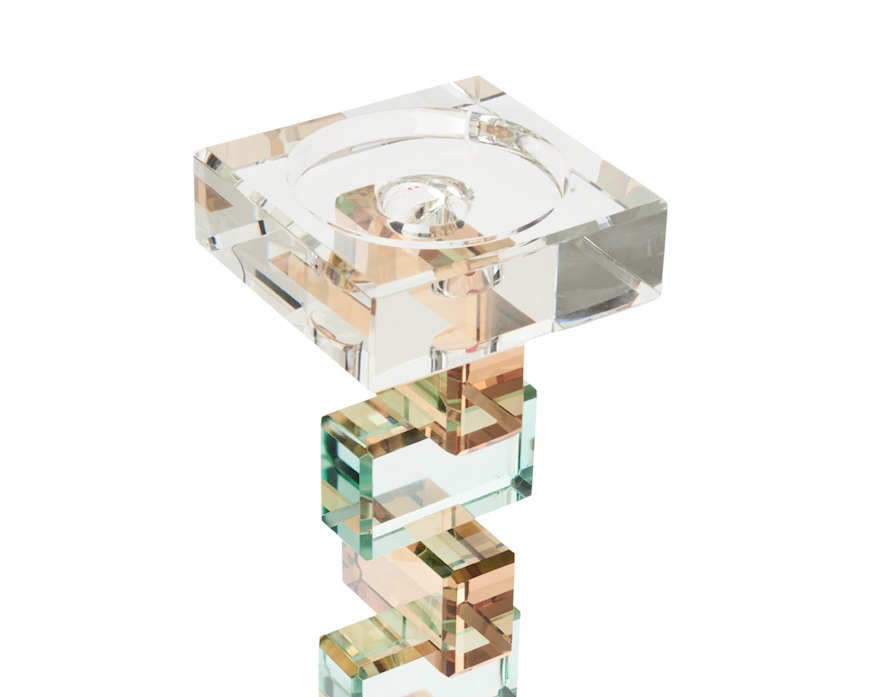 Candeliere cristallo colorato grande Selezione Zanolli