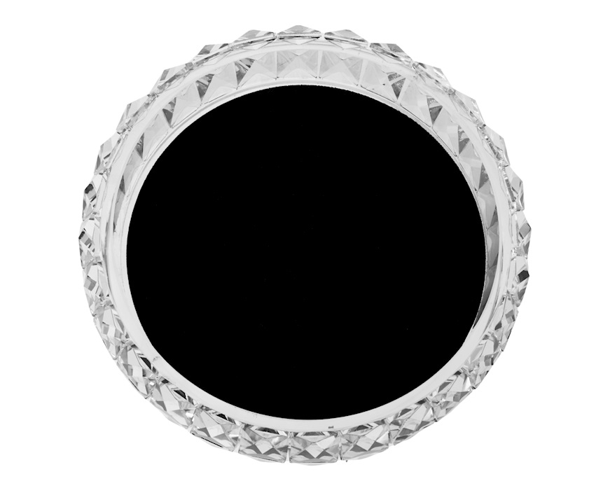 Svuotatasche tondo cristallo Selezione Zanolli