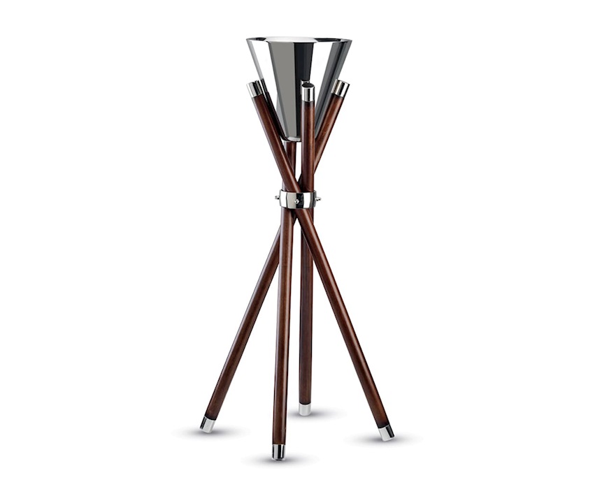 Secchiello con stand acciaio Pozzi Milano