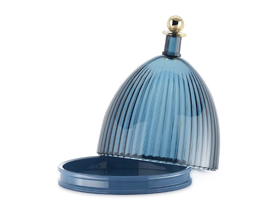 Contenitore La Coupole azzurro e blu Kartell