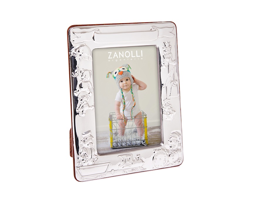 Cornice argento con decorazione giocattoli Selezione Zanolli
