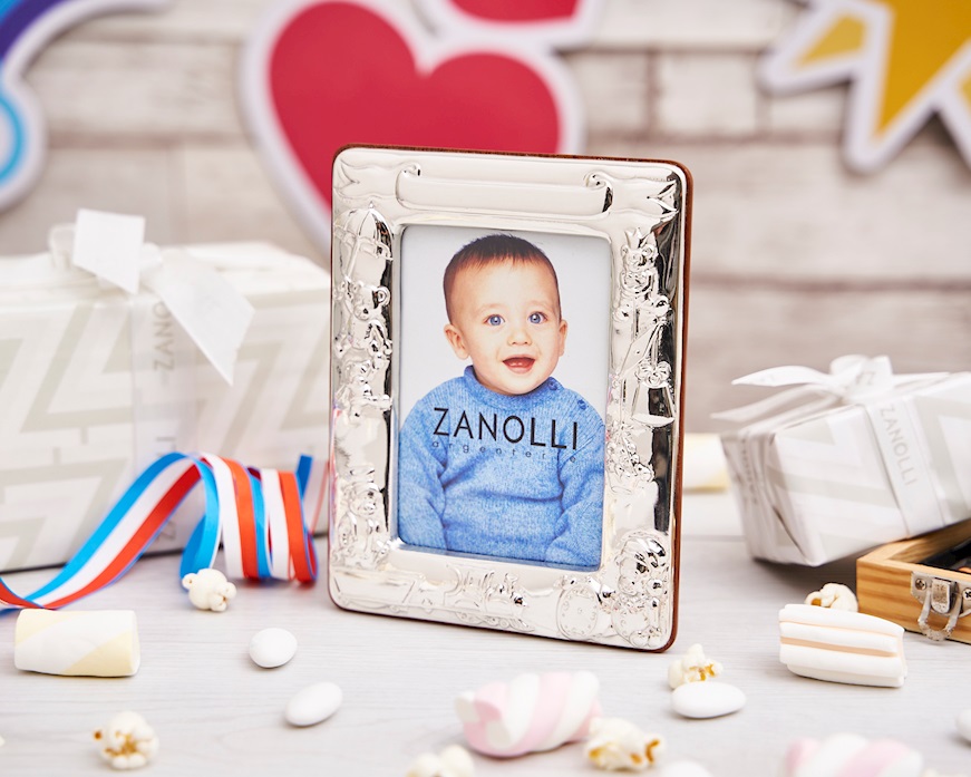 Cornice argento con decorazione giocattoli Selezione Zanolli